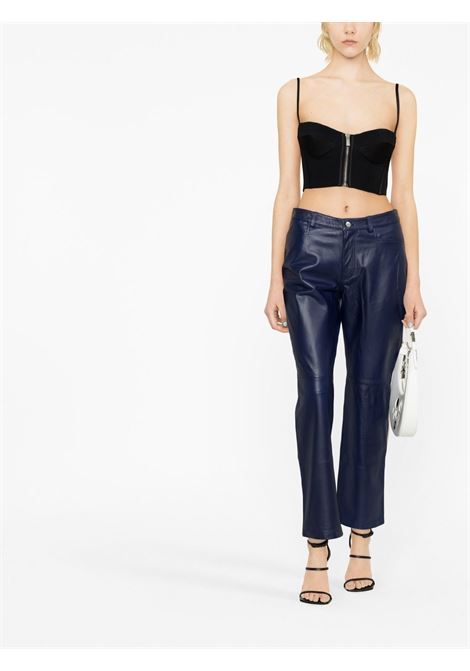 Blue straight-leg trousers - women PROENZA SCHOULER WHITE LABEL | WL2326100402